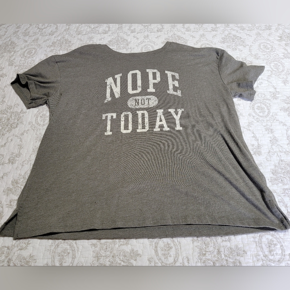 Maurice's Nope Not Today Graphic Tee Size Medium